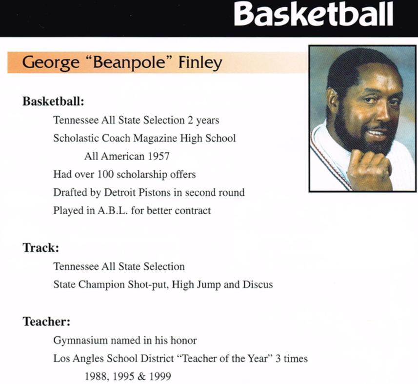 George “Beanpole” Finley