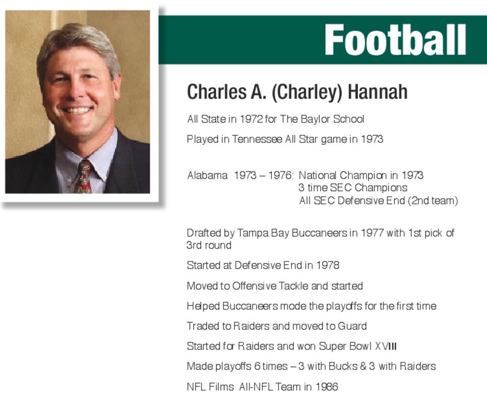 Charles A. “Charley” Hannah