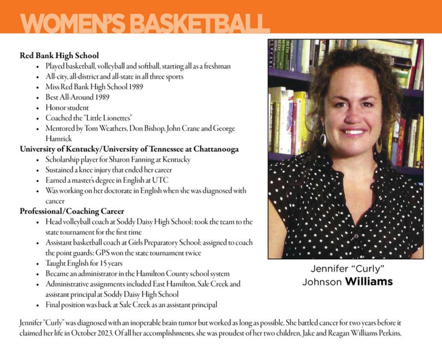 Jennifer "Curly" Johnson Williams